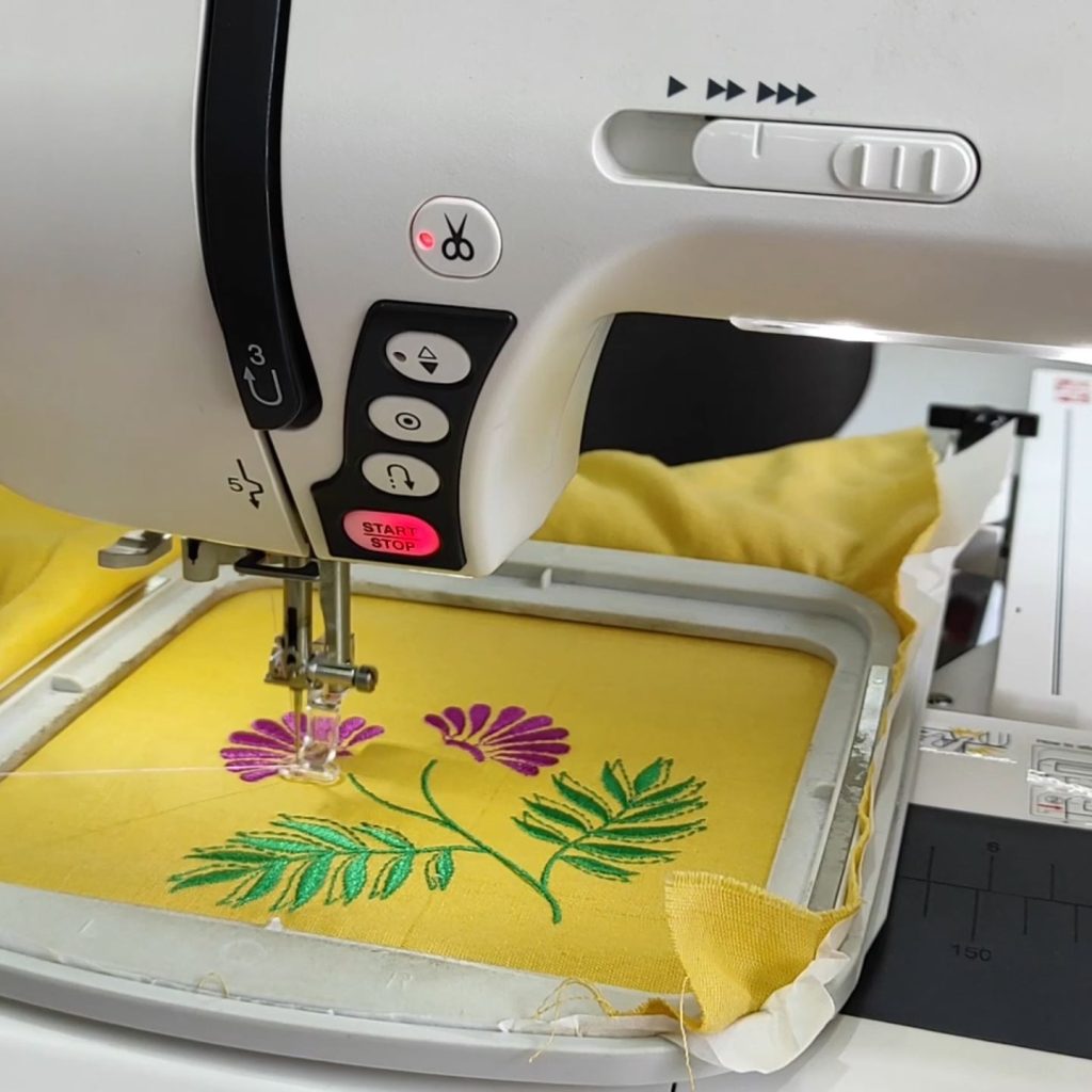 #BORDACONALFA Chapter 2 - Embroidery with more than one color