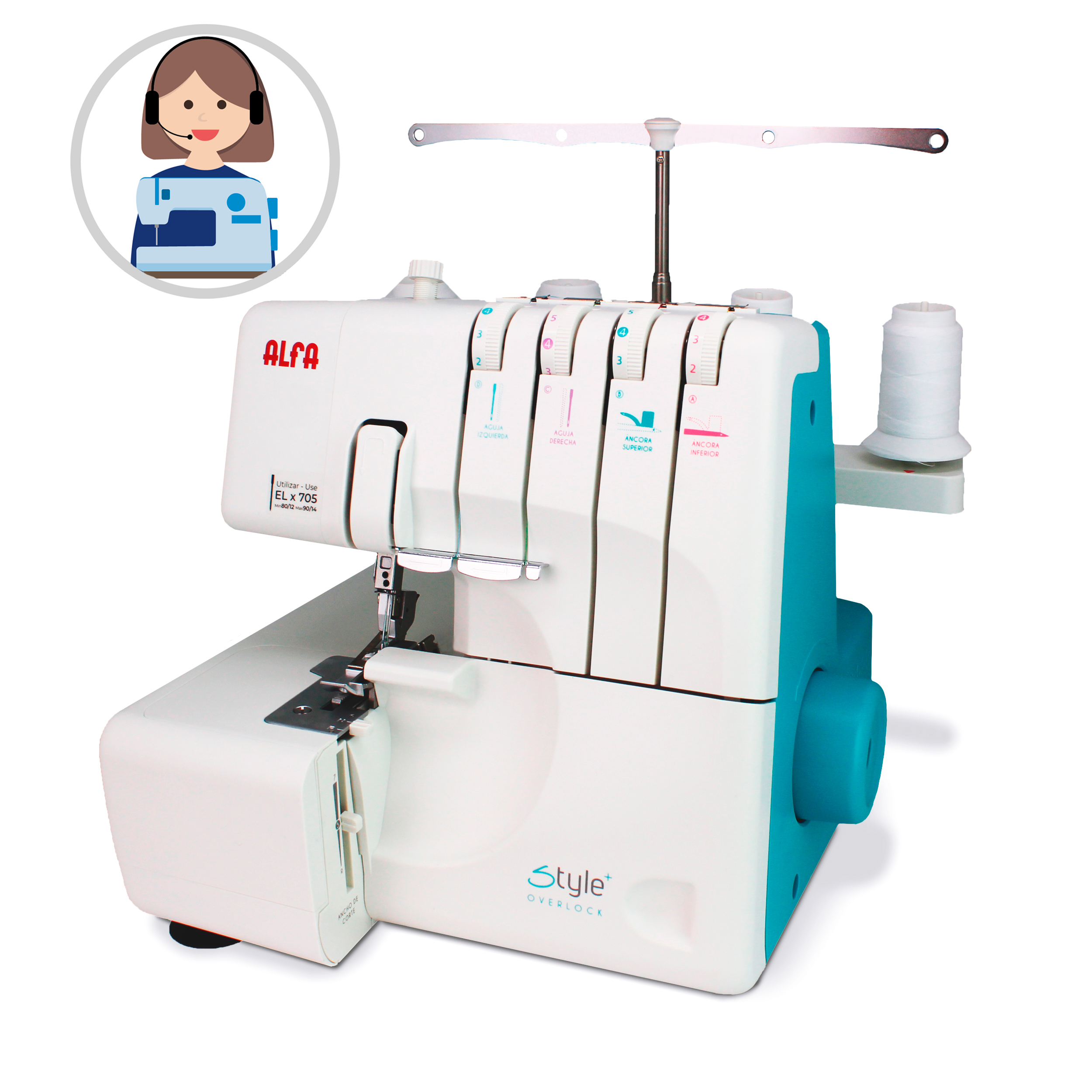8708 Style PLUS overlock surjeteuse