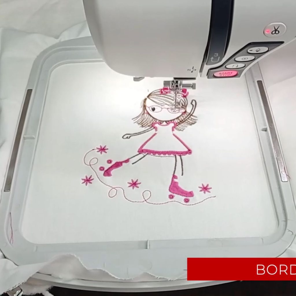 #BORDACONALFA Chapter 4 - Combination of embroidery and quilting
