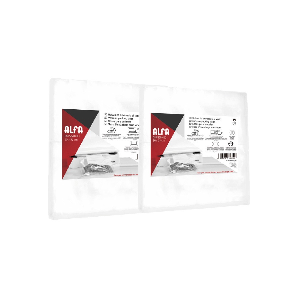 2 PACKS DE BOLSAS 30 X 35CM