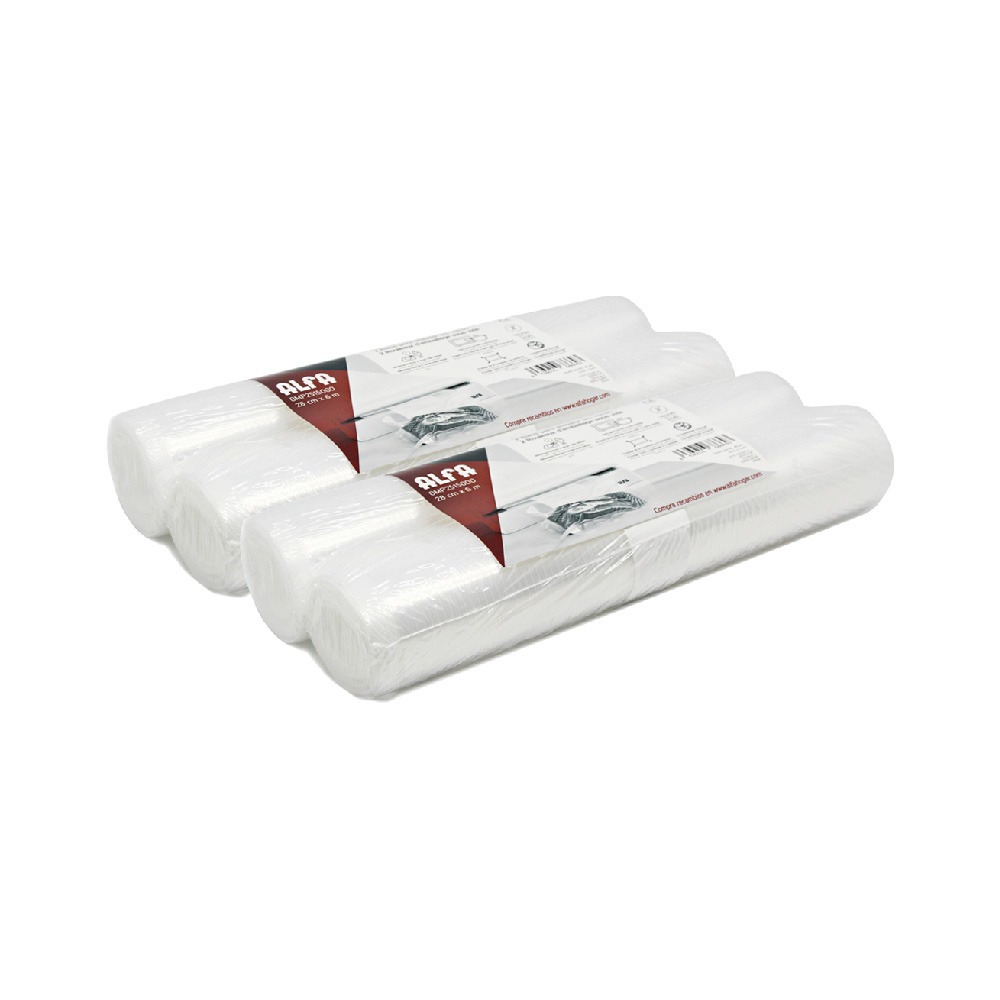 4 ROLLOS 28CM X 6M