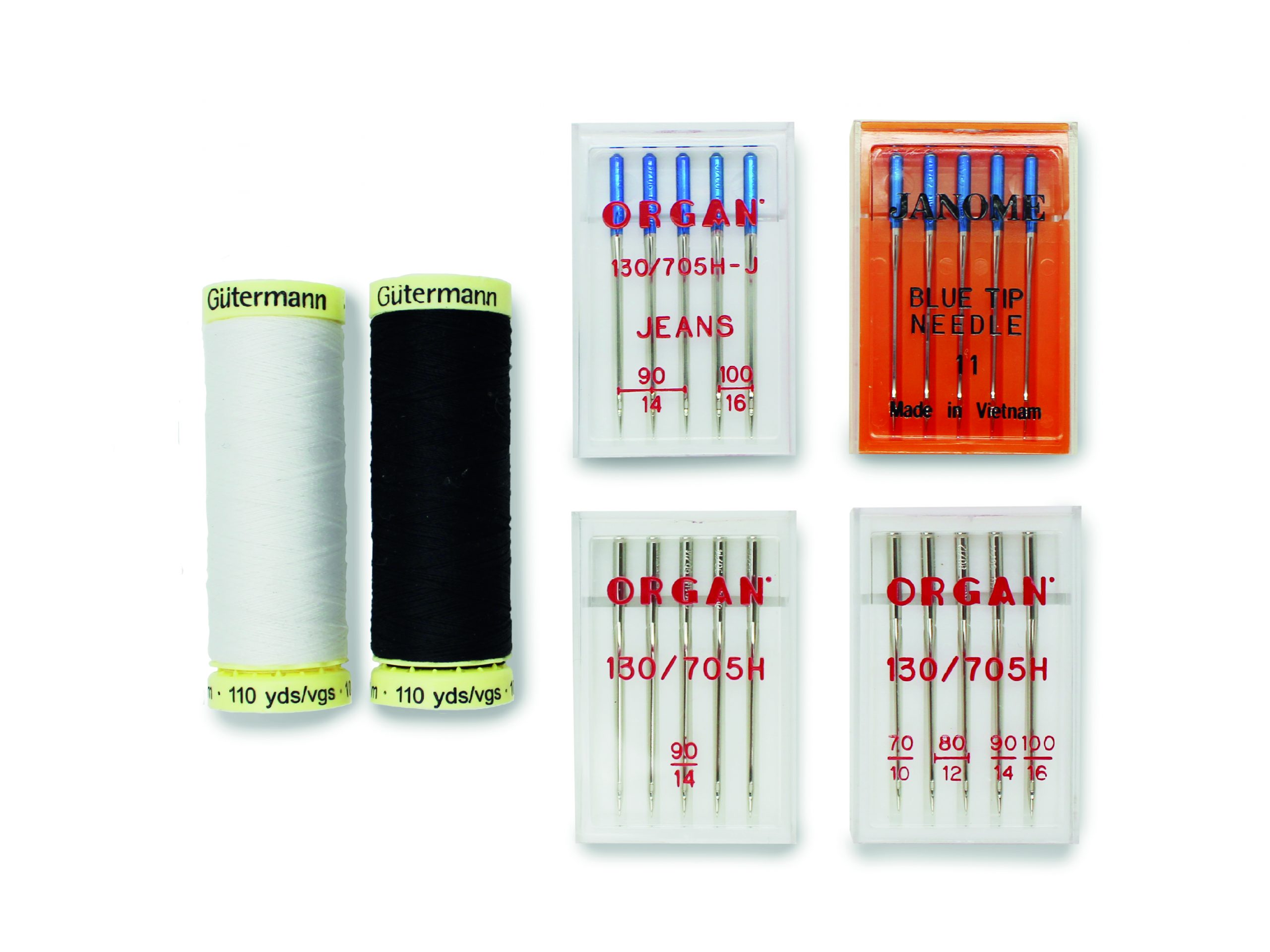 A737200000 - JEU DE 4 AIGUILLES ET 2 BOBINES COSELOTODO 100M