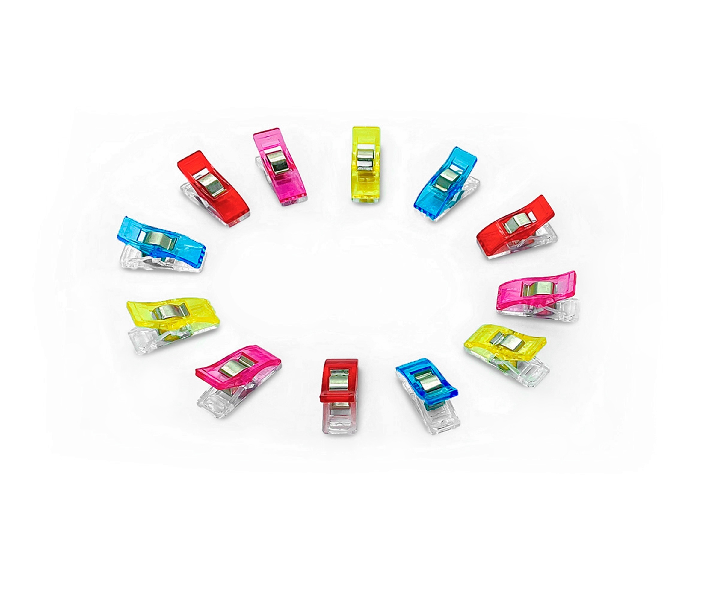 JEU DE 12 PINCES COLORÉES