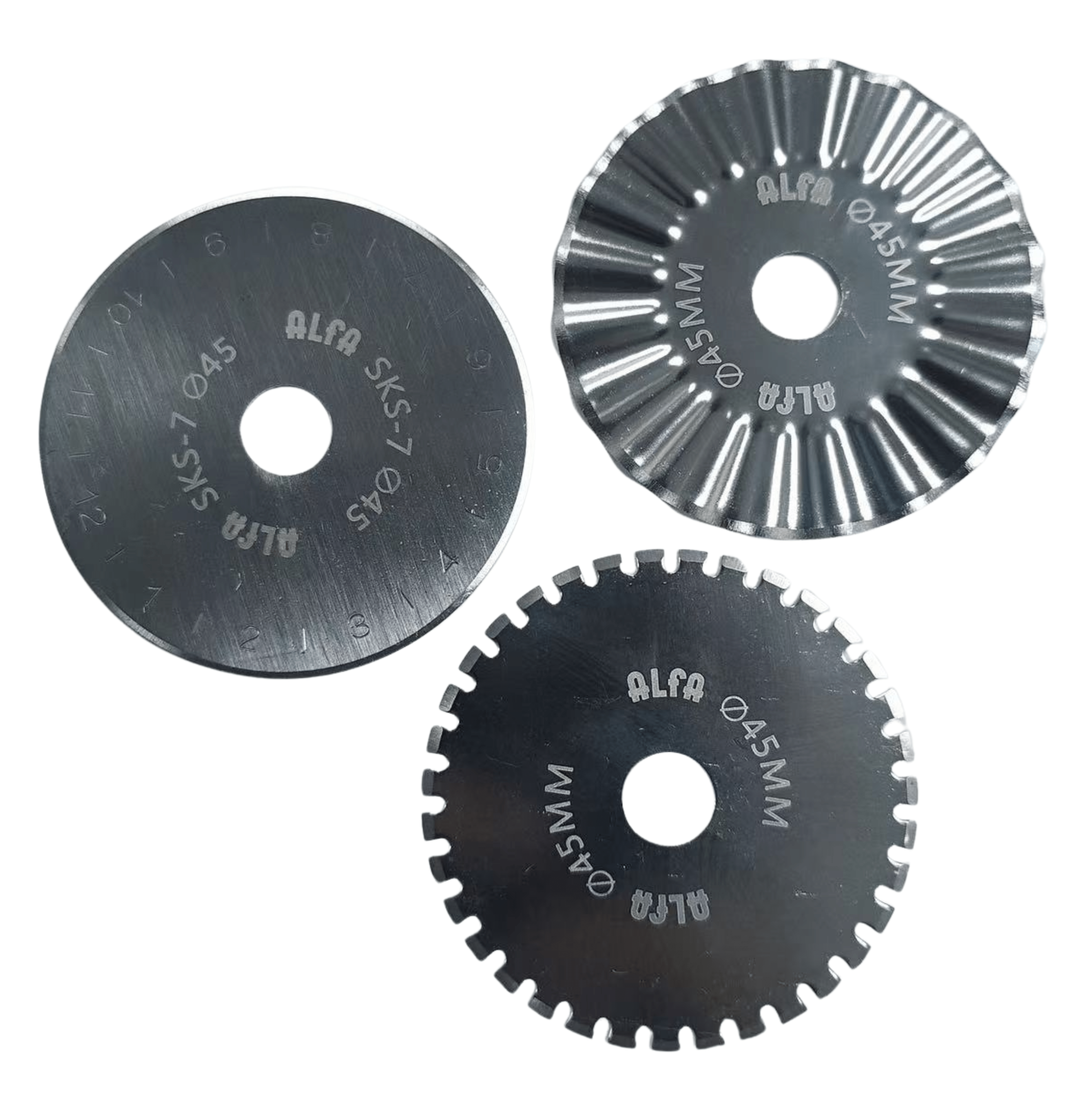 3 lames MIXTES 45 mm